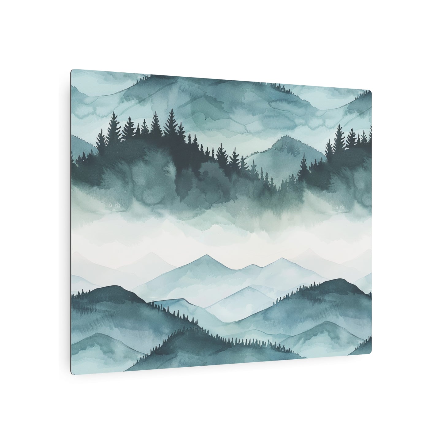 Mountain Landscape Metal Art Sign