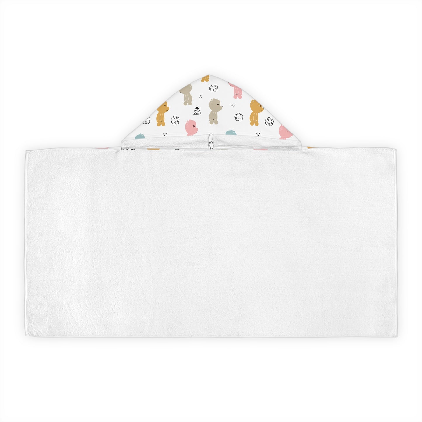 Cute Animal Print Youth Hooded Towel