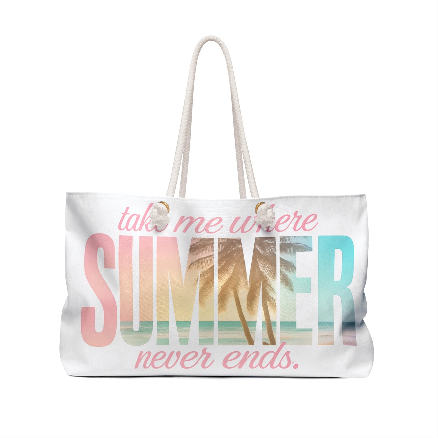 Summer Vibes beach tote