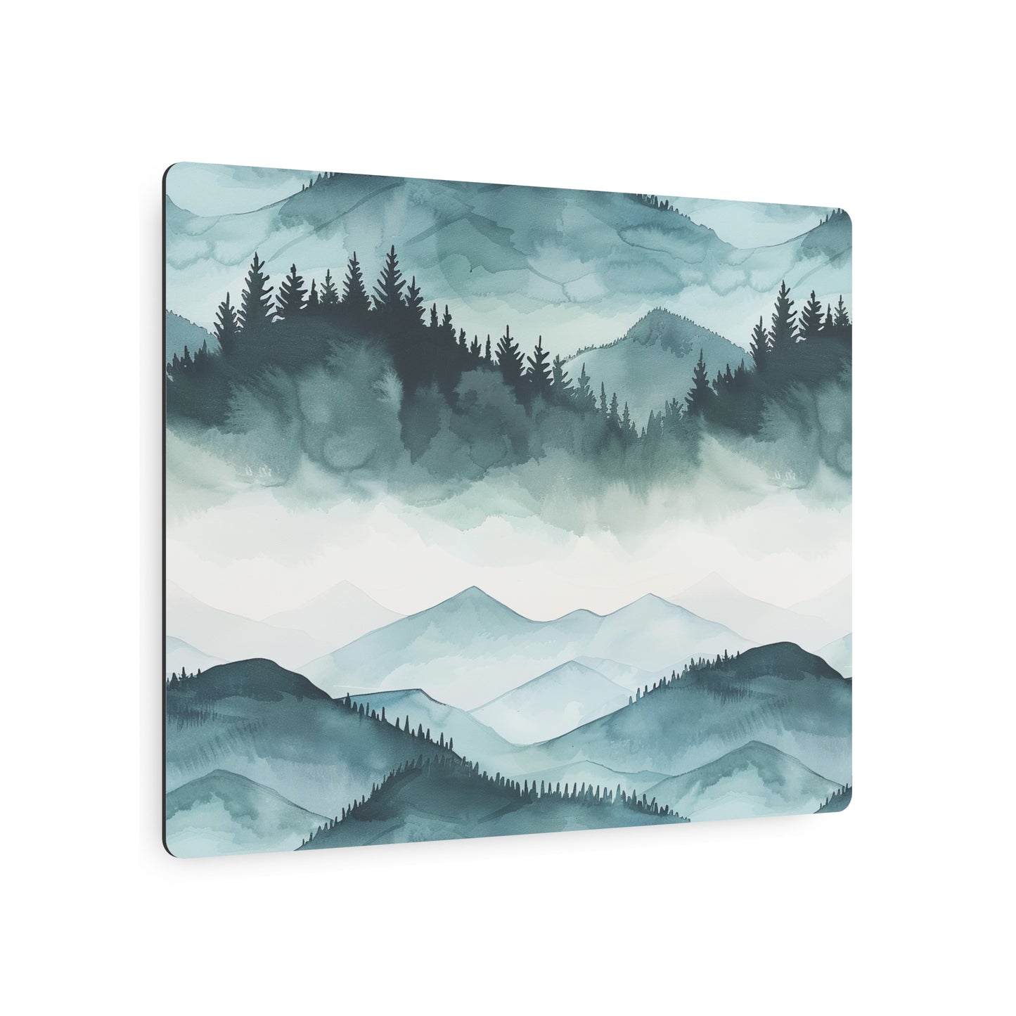 Mountain Landscape Metal Art Sign
