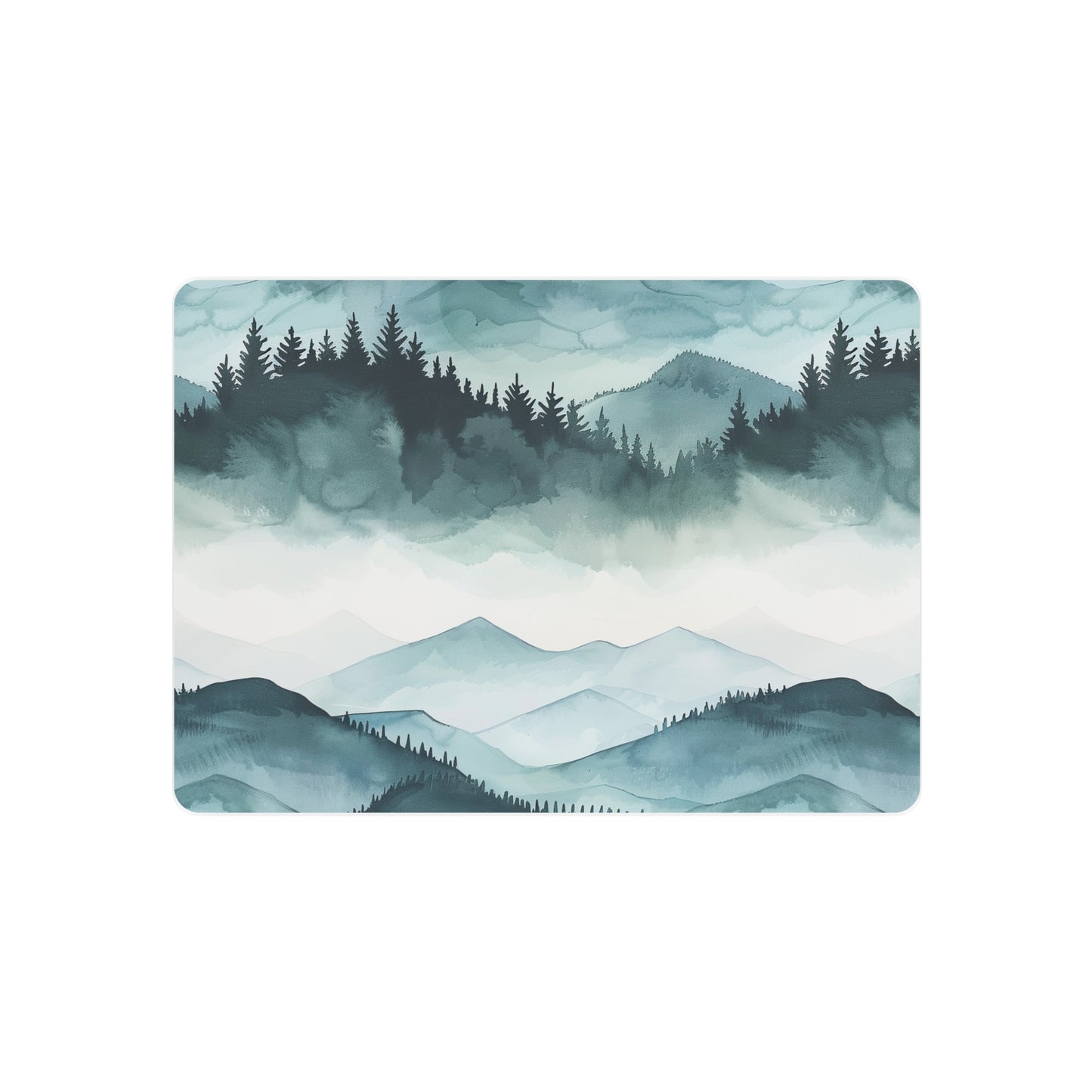 Mountain Landscape Metal Art Sign