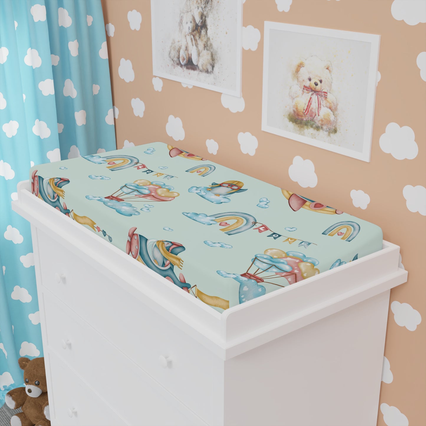 Whimsical Baby Changing Pad Cover