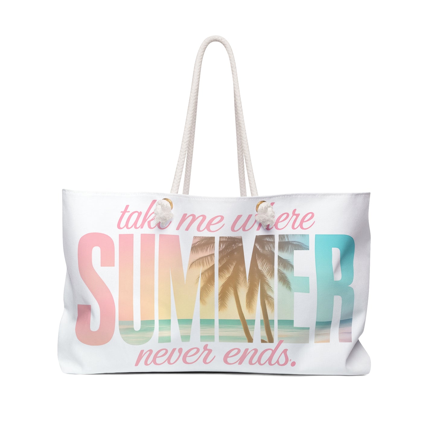Summer Vibes beach tote