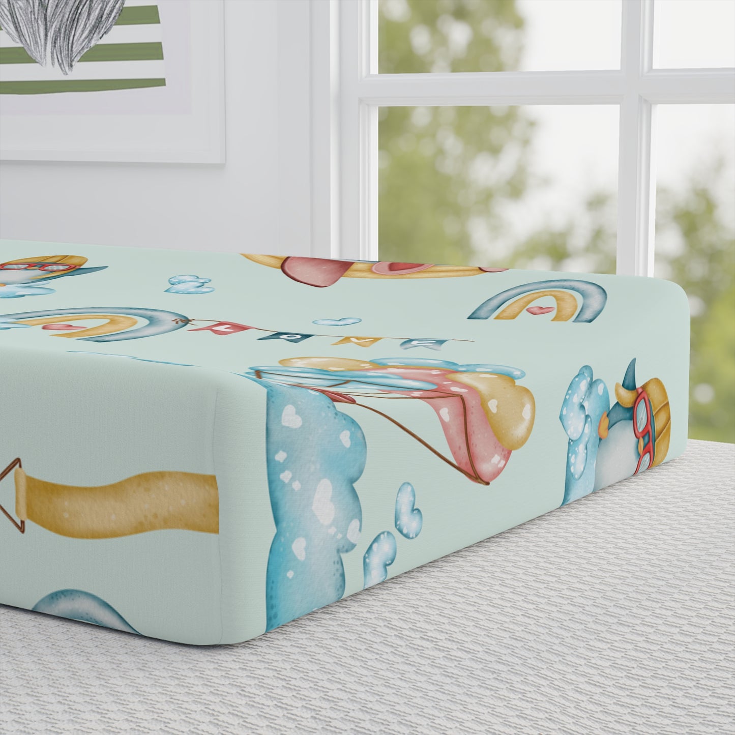 Whimsical Baby Changing Pad Cover